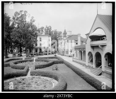 Confederate Soldiers' Home, Richmond, Virginia, 'G 5355' auf negativ. Detroit Publishing Co.-Nr. 071007., Geschenk; State Historical Society of Colorado; 1949, Soldiers' Homes. , Gärten. , Usa, Virginia, Richmond. Stockfoto