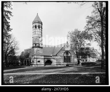 Rollins Chapel, Dartmouth College, Hannover, N.H., Titel aus Jacke. Detroit Publishing Co.-Nr. 012825., Geschenk; State Historical Society of Colorado; 1949, Dartmouth College. , Kirchen. , Universitäten und Hochschulen. , Usa, New Hampshire, Hannover. Stockfoto