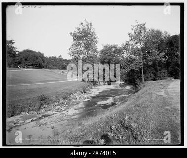 Doan Brook, Wade Park, Cleveland, Ohio, 'G 3022' auf negativ. Detroit Publishing Co.-Nr. 033958., Geschenk; State Historical Society of Colorado; 1949, Parks. , Streams. , Usa, Ohio, Cleveland. Stockfoto