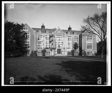 Rockefeller Hall, Vassar College, Detroit Publishing Co.-Nr. 016929., Geschenk; State Historical Society of Colorado; 1949, Universities & Colleges. , Bildungseinrichtungen. , Usa, New York (Bundesstaat), Poughkeepsie. Stockfoto