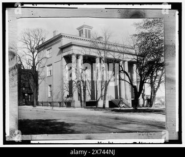 Confederate White House, Heimat von Jefferson Davis in Richmond, Titel aus Jacke., jetzt das Confederate Museum. Mississippi Exhibit at Louisiana Purchase Exposition auf Jacke., D auf negativ. Detroit Publishing Co.-Nr. 043165., Gift; State Historical Society of Colorado; 1949, Davis, Jefferson, 1808-1889, Häuser und Orte. , Wohnungen. , Galerien und Museen. , Usa, Virginia, Richmond. Stockfoto