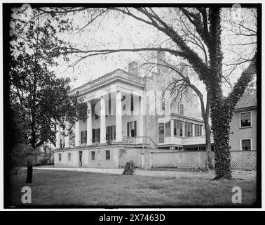 Elizabeth Van Lew Mansion, Richmond, Virginia, Titel aus Jacke, '2598 G' und '2504 G' auf negativ. Detroit Publishing Co.-Nr. 033908., Geschenk; State Historical Society of Colorado; 1949, Dwellings. , Usa, Virginia, Richmond. Stockfoto