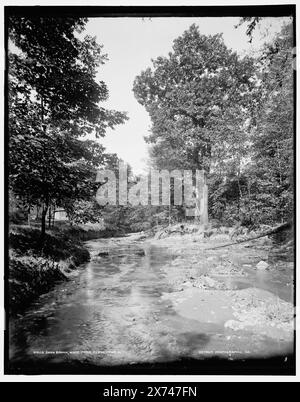 Doan Brook, Wade Park, Cleveland, Ohio, Date Based on Detroit, Catalogue J (1901)., 'X 3' on negative., Detroit Publishing Co.-Nr. 013128., Geschenk; State Historical Society of Colorado; 1949, Streams. , Parks. , Usa, Ohio, Cleveland. Stockfoto