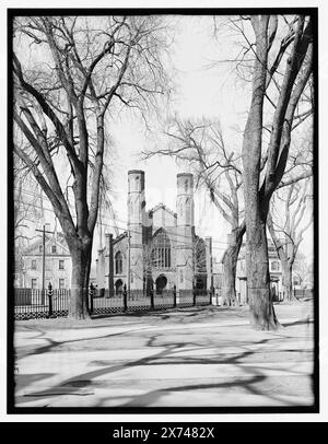 East Church (Salem Witch Museum), 19 1/2 Washington Square, Salem, Mass., Titel entwickelt von Cataloger., 'No. 15' auf negative., Detroit Publishing Co. No. 039490., Geschenk; State Historical Society of Colorado; 1949, Churches. , Usa, Massachusetts, Salem. Stockfoto