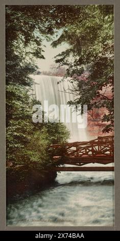 Minnehaha Falls, Minnesota, ein Album, das von Detroit Photographic Co. Vorbereitet wurde, um es als Katalog in seinem Büro zu verwenden 51254., Geschenk; State Historical Society of Colorado; 1955, Waterfalls. , Usa, Minnesota, Minneapolis. Stockfoto