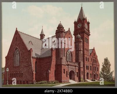 Mt. Holyoke College, South Hadley, in einem Album, das von Detroit Photographic Co. Vorbereitet wurde, um es als Katalog in seinem Büro zu verwenden. Detroit Publishing Co., nein 53608., Geschenk; State Historical Society of Colorado; 1955, Mount Holyoke College. , Universitäten und Hochschulen. , Usa, Massachusetts, South Hadley. Stockfoto