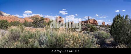 Panoramablick auf den Kodachrome Basin State Park, Utah, USA am 24. April 2024 Stockfoto