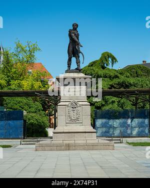 Colmar (Haut-Rhin) - Place Rapp - Monument au général Rapp Stockfoto