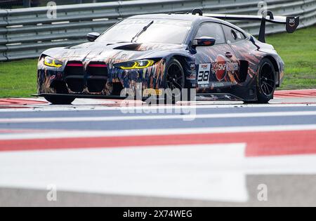 Amerika. Mai 2024. Samantha Tan (38) mit ST Racing im BMW M4 GT3 in Aktion Übung 1 auf der Fanatec GT World Challenge America, Circuit of the Americas. Austin, Texas. Mario Cantu/CSM/Alamy Live News Stockfoto