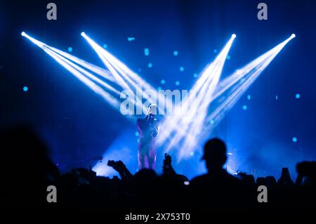 Torino, Italien. 2019 trat die italienische Sängerin Achille Lauro live auf der Bühne des Teatro Concordia di Torino auf. Anrede: Andrea Pinna Stockfoto