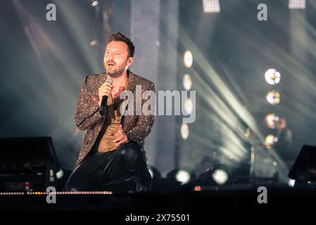 Torino, Italien. 2022 trat der italienische Sänger Cesare Cremonini live auf der Bühne des Stadio Grande Torino auf. Anrede: Andrea Pinna Stockfoto