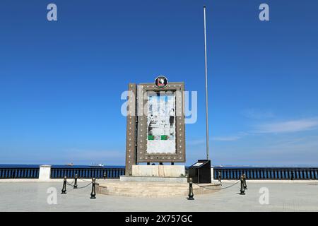 17. Oktober 1961 Paris Massaker Monument in Algier Stockfoto