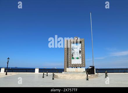 17. Oktober 1961 Paris Massaker Monument in Algier Stockfoto