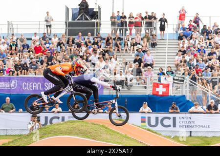 Rock Hill, USA. Mai 2024. ROCK HILL, USA – 17. MAI: Niek Kimmann aus den Niederlanden während der BMX Racing World Championships 2024 auf der Rock Hill BMX Supercross Track am 17. Mai 2024 in Rock Hill, USA. (Foto: Nico van Dartel/BSR Agency) Credit: BSR Agency/Alamy Live News Stockfoto