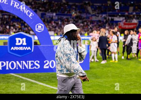 Lyon, Frankreich. Mai 2024. Oriane Jean-Francois während des D1 Arkema Playoff Endspiels zwischen Olympique Lyonnais und Paris Saint-Germain im Groupama Stadion in Lyon, Frankreich. (Pauline FIGUET/SPP) Credit: SPP Sport Press Photo. /Alamy Live News Stockfoto