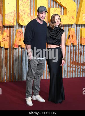 LONDON, ENGLAND, Großbritannien - 17. MAI 2024: Liam Hemsworth, Gabriella Brooks nimmt an der britischen Premiere von „Furiosa: A Mad Max Saga“ im BFI IMAX in London Teil. Quelle: Siehe Li/Picture Capital/Alamy Live News Stockfoto