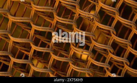 Rostiges Gitter Stockfoto