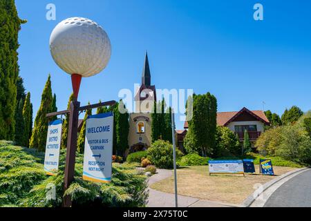 Tamar Valley Resort im Schweizer Stil in Grindelwald, Tasmanien Stockfoto