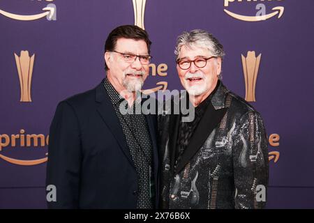 Frisco, USA. Mai 2024. Alabama - Teddy Gentry, Randy Owen nahm am 16. Mai 2024 in Frisco, Texas, an den 59. Academy of Country Music Awards im Omni Frisco Hotel at the Star Teil. Foto: Ozzie B/imageSPACE/SIPA USA Credit: SIPA USA/Alamy Live News Stockfoto