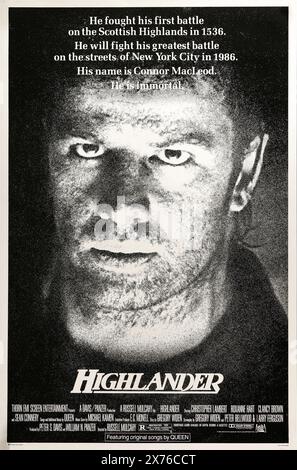 Highlander (Thorn EMI, 1986). Christopher Lambert Stockfoto