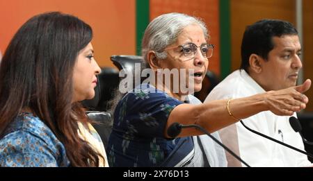 Indien. Mai 2024. NEW DELHI, INDIEN - 17. MAI: In New Delhi, Indien am Freitag, 17. Mai 2024. (Foto: Sonu Mehta/Hindustan Times/SIPA USA) Credit: SIPA USA/Alamy Live News Stockfoto