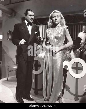 LIED OF THE THIN MAN 1947 MGM-Film mit Gloria Grahame als Sängerin Fran Page (Stimme von Carol Arden und Philip Reed als Tommy Drake) Stockfoto