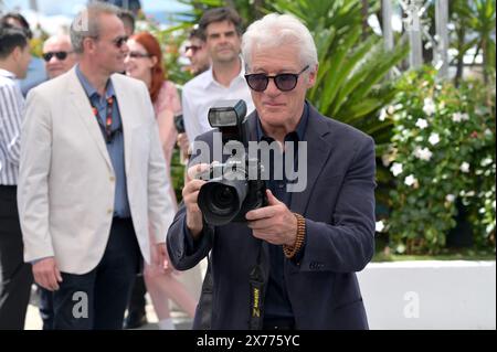 Cannes, Frankreich. Mai 2024. CANNES, FRANKREICH. 18. Mai 2024: Richard Gere beim Oh, Canada Photocall beim 77. Festival de Cannes. Bildnachweis: Paul Smith/Alamy Live News Stockfoto