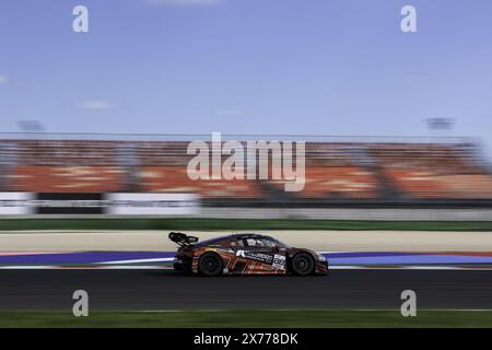 88 FERRARI Lorenzo (ita), PATRESE Lorenzo (ita), MONCINI Leonardo (ita), Tresor Attempto Racing, Audi R8 LMS GT3 Evo 2, Action während der 3. Runde des GT World Challenge Sprint Cups 2024 auf dem Misano World Circuit Marco Simoncelli, vom 17. Bis 19. Mai 2024 in Misano Adriatico, Italien Stockfoto