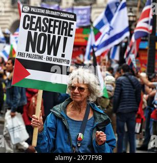 London, Großbritannien. Mai 2024. Nationale Demonstration: NAKBA 76. märz, London, Großbritannien. Hinweis: Nidpor/Alamy Live News Stockfoto