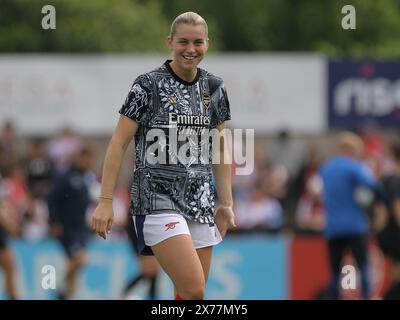 Borehamwood, Großbritannien. Mai 2024. Borehamwood, England, 18. Mai 2024: Alessia Russo (23 Arsenal) war vor dem Spiel der Barclays FA Womens Super League zwischen Arsenal und Brighton und Hove Albion im Mangata Pay UK Stadium (Meadow Park) in Borehamwood, England. (Jay Patel/SPP) Credit: SPP Sport Press Photo. /Alamy Live News Stockfoto