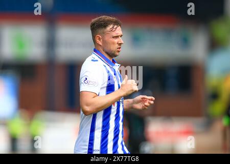 18. Mai 2024; Dens Park, Dundee, Schottland: Scottish Premiership Football, Dundee gegen Kilmarnock; Greg Stewart of Kilmarnock Stockfoto