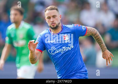 Dordrecht, Niederlande. Mai 2024. DORDRECHT, NIEDERLANDE - 18. MAI: Desley Ubbink vom FC Emmen, der während des niederländischen Keuken Kampioen Divisie Spiel zwischen dem FC Dordrecht und dem FC Emmen im M-Scores Stadion am 18. Mai 2024 in Dordrecht, Niederlande, spielte. (Foto von Joris Verwijst/Orange Pictures) Credit: Orange Pics BV/Alamy Live News Stockfoto