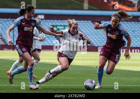 Birmingham, Großbritannien. Mai 2024. Birmingham, England, 18. Mai 2024: Lauren Hanp (11 Manchester City) am Ball während des Barclays FA Womens Super League Spiels zwischen Aston Villa und Manchester City im Villa Park in Birmingham, England (Natalie Mincher/SPP) Credit: SPP Sport Press Photo. /Alamy Live News Stockfoto