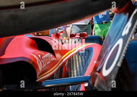 Imola, Italien. Mai 2024. Details zu Scuderia Ferrari während der FORMEL 1 MSC-KREUZFAHRTEN GRAN PREMIO DEL MADE IN ITALY E DELL'EMILIA-ROMAGNA 2 Autodromo Enzo e Dino Ferrari, Imola (BO) Italien Credit: Unabhängige Fotoagentur/Alamy Live News Stockfoto