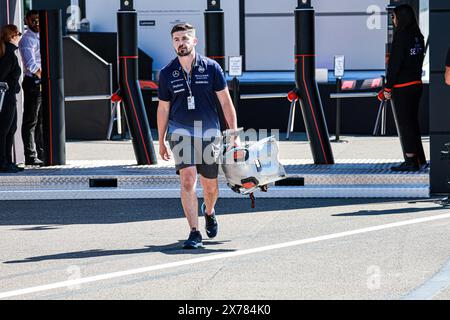 Imola, Italien. Mai 2024. Williams Racing Seat während der FORMEL 1 MSC CRUISES GRAN PREMIO DEL MADE IN ITALY E DELL'EMILIA-ROMAGNA 2 Autodromo Enzo e Dino Ferrari, Imola (BO) Italien Credit: Unabhängige Fotoagentur/Alamy Live News Stockfoto