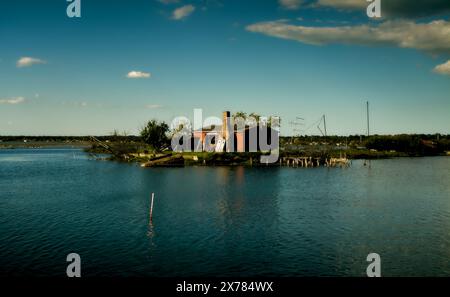 Ein Tag in Pialassa dei Piomboni bei Ravenna, Italien Stockfoto