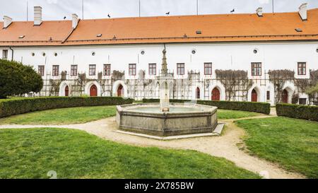 Burg Bitov in der Region Znojmo in Südmähren, Tschechien, Europa. Stockfoto