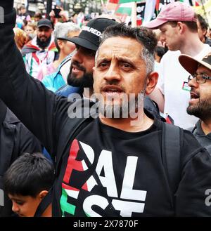 London, Großbritannien. Mai 2024. Nationale Demonstration: NAKBA 76 pro-palästinensischer marsch, London, Vereinigtes Königreich. Hinweis: Nidpor/Alamy Live News Stockfoto