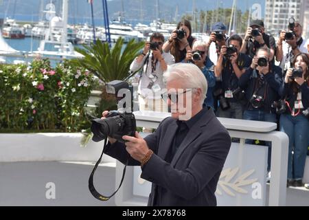 Cannes, Frankreich. Mai 2024. CANNES, FRANKREICH - 18. MAI: Richard Gere nimmt am Fotocall "Oh, Canada" beim 77. Jährlichen Filmfestival von Cannes am Palais des Festivals am 18. Mai 2024 in Cannes Teil Stockfoto