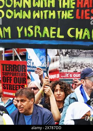 London, Großbritannien. Mai 2024. Nationale Demonstration: NAKBA 76 pro-palästinensischer marsch, London, Vereinigtes Königreich. Hinweis: Nidpor/Alamy Live News Stockfoto