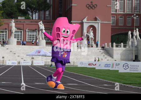 Roma, Italien. Mai 2024. Während der 4. Ausgabe des Roma Sprint Festivals 2024 im Marmi-Stadion „Pietro Mennea“ in Rom, Italien - Samstag, 18. Mai 2024 - Sport, Leichtathletik (Foto: Fabrizio Corradetti/LaPresse) Credit: LaPresse/Alamy Live News Stockfoto