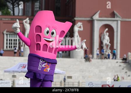 Roma, Italien. Mai 2024. Während der 4. Ausgabe des Roma Sprint Festivals 2024 im Marmi-Stadion „Pietro Mennea“ in Rom, Italien - Samstag, 18. Mai 2024 - Sport, Leichtathletik (Foto: Fabrizio Corradetti/LaPresse) Credit: LaPresse/Alamy Live News Stockfoto