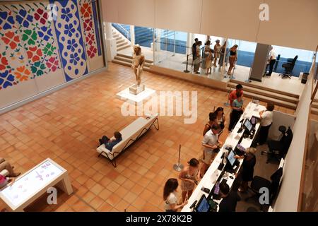 Nizza, Frankreich - 29. Juli 2023: Das Matisse Museum in Nizza, das dem Werk des französischen Malers Henri Matisse gewidmet ist. Es ist eine der weltweit größten Co-Mitglieder Stockfoto