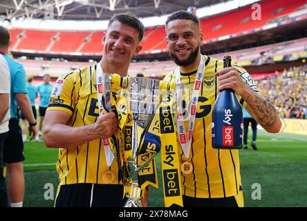 Im Play-off-Finale der Sky Bet League One im Wembley Stadium in London. Bilddatum: Samstag, 18. Mai 2024. Stockfoto