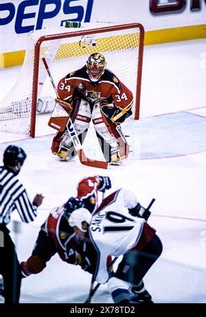 John Vanbiesbrouck, Florida Panthers Torwart beim Stanley Cup Finals 1996. Stockfoto