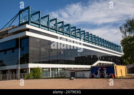 Henryk Reyman's Municipal Stadium, Estadio Henryk Reyman - Stadion Miejski W Krakowie - Fußballstadion Wisła Krakau Stockfoto