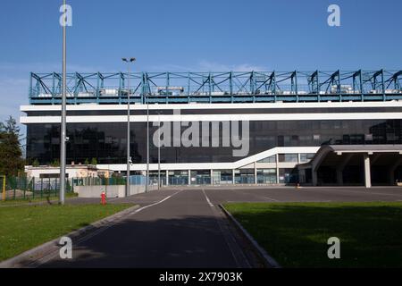 Henryk Reyman's Municipal Stadium, Estadio Henryk Reyman - Stadion Miejski W Krakowie - Fußballstadion Wisła Krakau Stockfoto