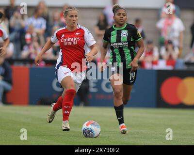 Borehamwood, Großbritannien. Mai 2024. Borehamwood, England, 18. Mai 2024: Victoria Pelova (21. Arsenal) im Mangata Pay UK Stadium (Meadow Park) in Borehamwood, England. (Jay Patel/SPP) Credit: SPP Sport Press Photo. /Alamy Live News Stockfoto