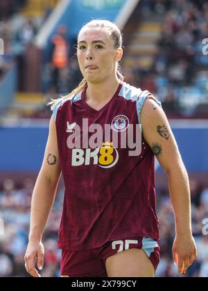 Birmingham, Großbritannien. Mai 2024. Birmingham, England, 18. Mai 2024: Miri Taylor (25 Aston Villa) in Aktion während des Barclays FA Womens Super League Spiels zwischen Aston Villa und Manchester City im Villa Park in Birmingham, England (Natalie Mincher/SPP) Credit: SPP Sport Press Photo. /Alamy Live News Stockfoto