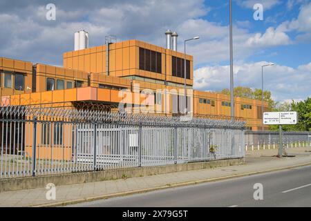 Ehemalige Funktionsgebäude am Flughafen Tegel, Reinickendorf, Berlin Stockfoto